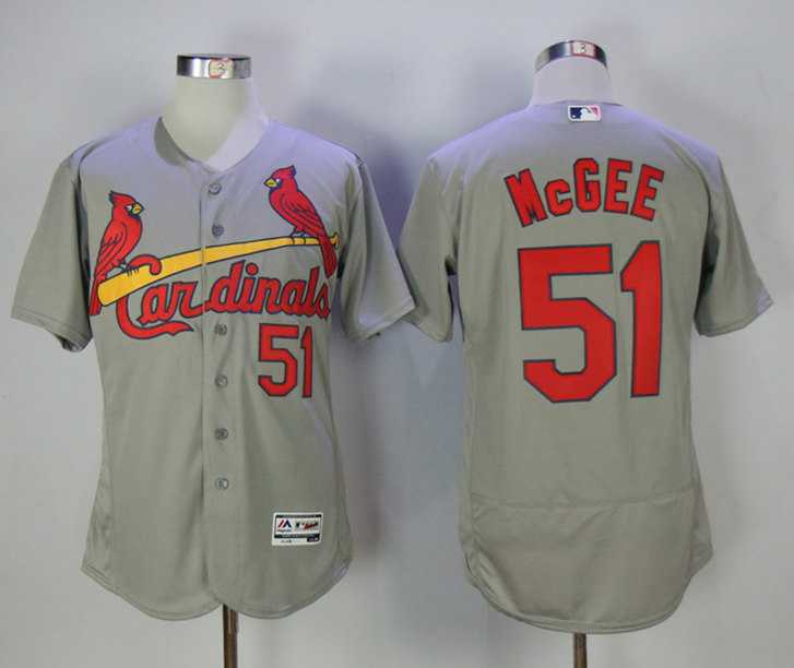 St. Louis Cardinals #51 Willie McGee Gray Flexbase Collection Stitched Jersey,We sell and wholesale St. Louis Cardinals #51 Willie McGee Gray Flexbase Collection Stitched Jersey on line form chian!